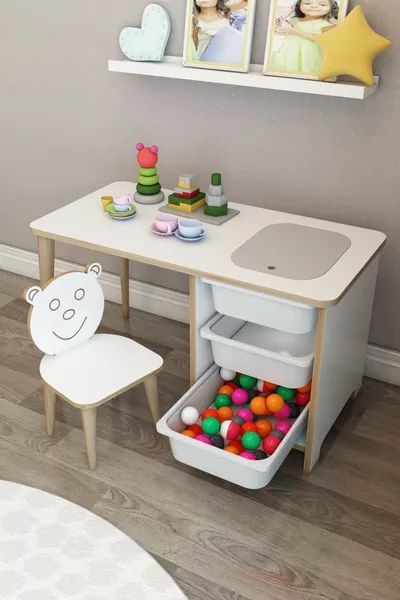 Children's Study Desk Play and Activity Table Summer Desk Byz_spt_san