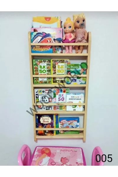 مكتبة مونتيسوري مكتبة غرفة أطفال مونتيسوري مكتبة خشبية طبيعية مكتبة خشبية