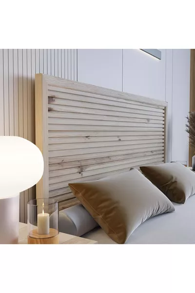 Alaz Model Doğal Ahşap Tek Başlık ( YTY )