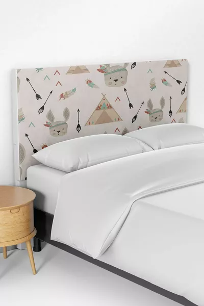 غطاء رأس سرير بنمط هندي أصلي زخرفي