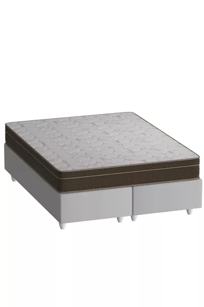 سرير فلورا الكامل الأرثوبيدي الفاخر بنظام زنبرك بامبو، مع خيارات المقاس