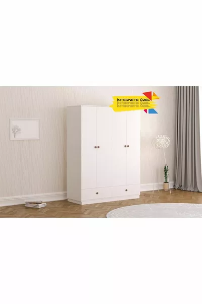 Elif Modern 4 Deurs 2 Lade Kast