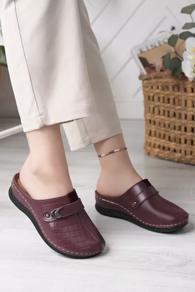 Chaussons quotidiens orthopédiques à semelle souple pour femmes, à bout fermé