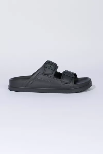 Men's Grey Flexible Comfortable Sole Slippers