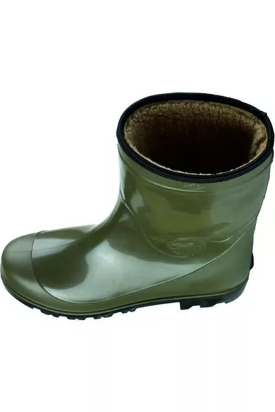 Зимни ботуши с грайферно ходило, вътрешна подплата от вълна, подходящи за сняг и дъжд, зелени