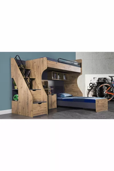 Энна с лестницей двухъярусная кровать