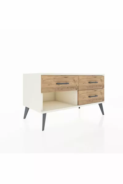 Hyperion Dressoir 3 Lades Maansteen-Maansteen/Den