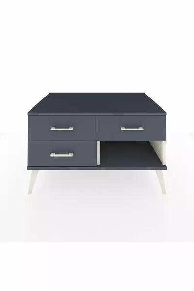 Kronos Dresser 3 Drawers Moonstone-Anthracite