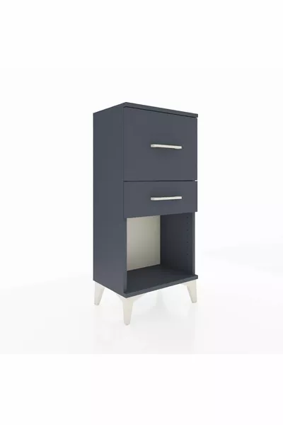 أرجس كومودين 2 درج أنثراسيت-أنثراسيت