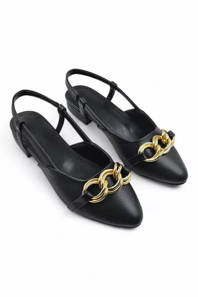 Nova Black женские балетки из искусственной кожи