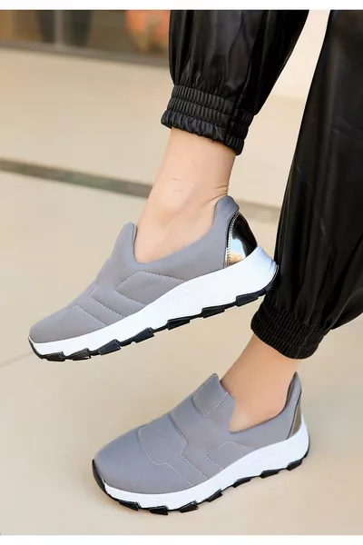 Кроссовки Krista Grey Стрейч