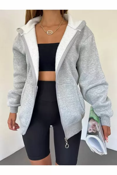 الكنغر جيب مقنعين بسحاب العرق