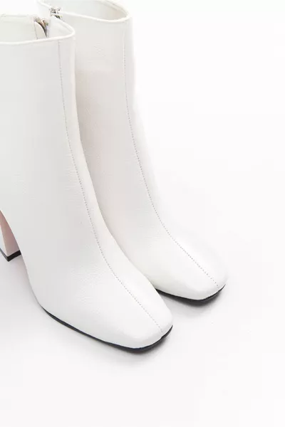 Tilla Stivali Donna Vernice Bianca