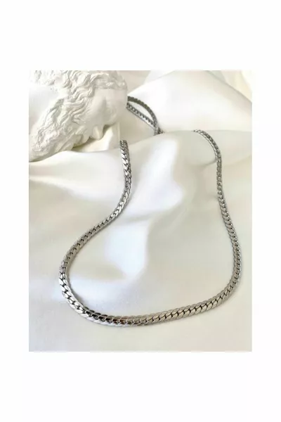 Urban Crush modèle Collier chaîne en acier inoxydable argenté