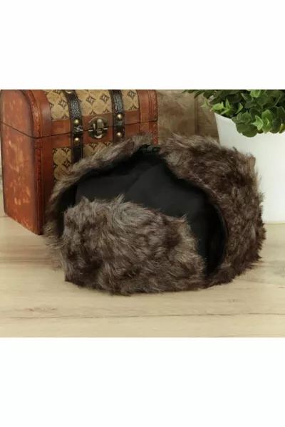 Costa Accessory Fur Detailed Pilot Hat