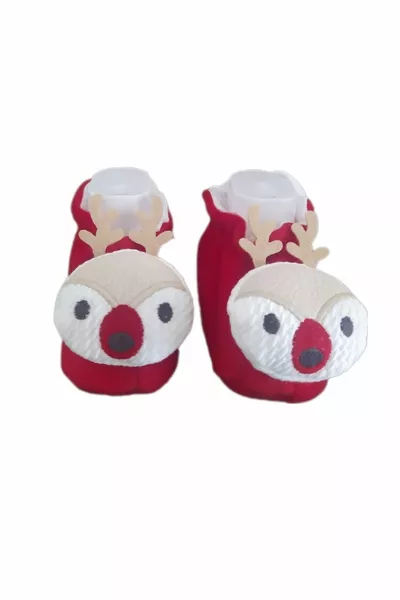 Baby Rattle Booties