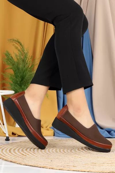 D  Casual Comfort Custom Heel Gel Mom Casual Shoes