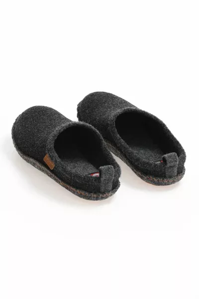 شعر صوف الرجال السود بعدم الانزلاق نعل صامت خفيف جدا نعال منزل الشتاء الناعم