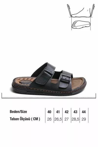 Pantofole casual regolabili a doppia fibbia da uomo estive