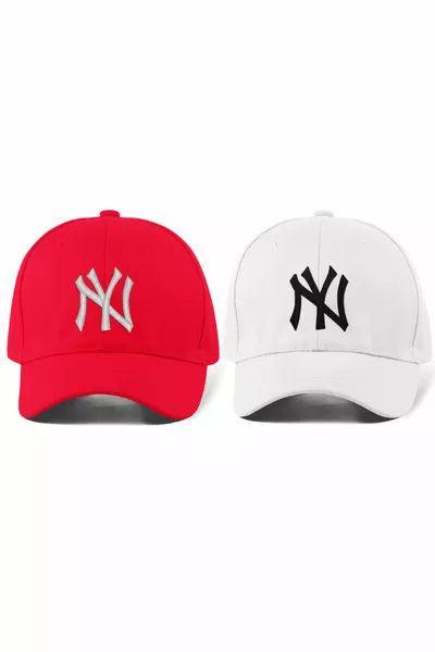 Ny New York 2'li Unisex Set Şapka