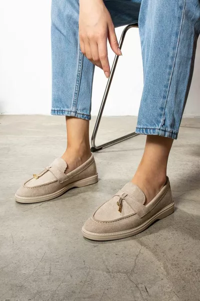 LOAFER SUÈDE DAMESSCHOENEN VOOR VRIJETIJDSKLEDING