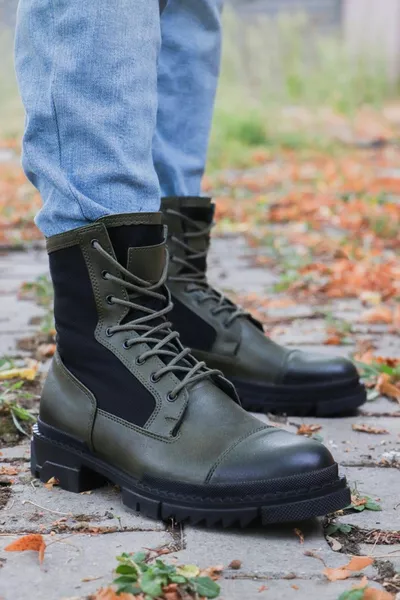 Bull Military Herren Poststiefel mit rutschfester Sohle