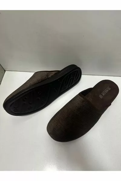 شعر الرجال البني الداكن التشريحي الوحيد منزل مغلق النعال حزمة العريس روبن