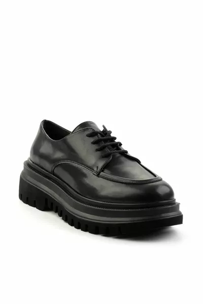 Noir Mocassins Femme 