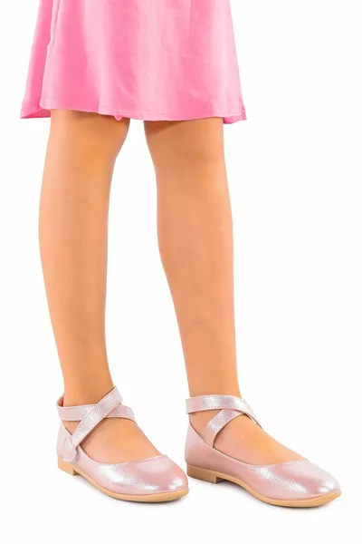 Velcro Baby Girl Ballet Flats Shoes Arch 