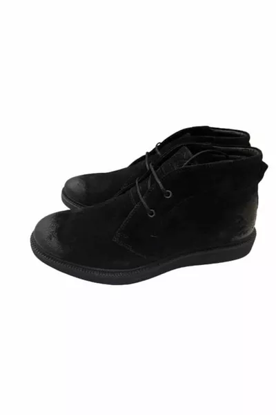 Bottes Homme en Daim Noir 