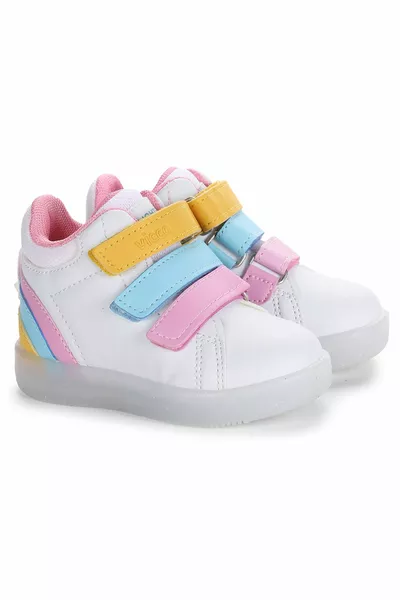 قوس قزح بنات / أولاد أحذية مضاءة .K.