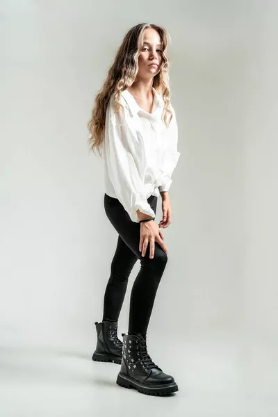 الفتيات الأسود جلد طبيعي التشريحية أحذية عارضة