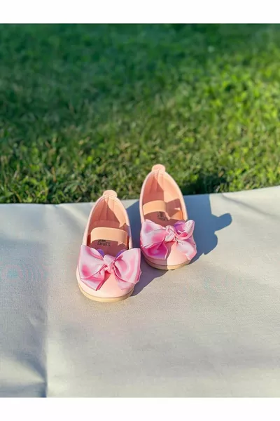 الشريط القوس براءات الاختراع الجلود الأطفال الباليه الشقق