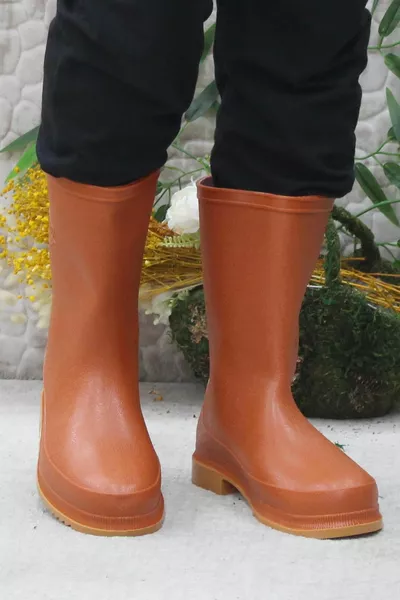 Ulaş imperméable à l’eau résistant au froid caoutchouc court conque bottes pêcheur agriculteur construction lavage de voiture dessiner