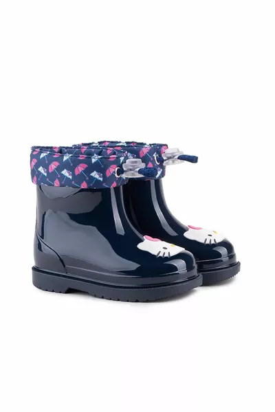 İgor Bimbi Hello Kity Kız Çocuk Yağmurt Botu Lacivert