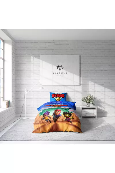 Brawl Stars Kids Duvet Cover Set (Without Sheet)