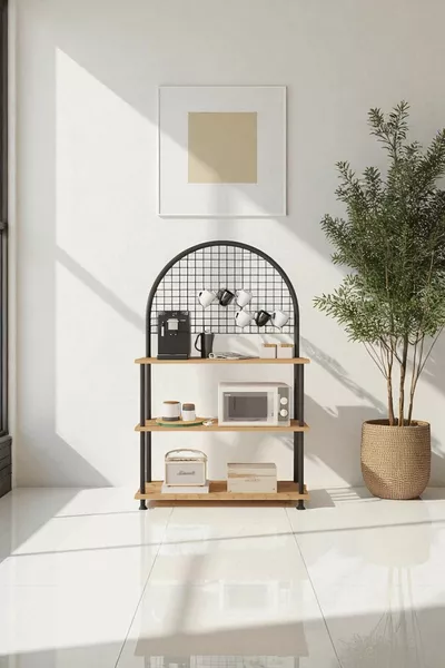 Çevir Kur Multi-Purpose Coffee Corner Cabinet, Kitchen Stand, Kitchen Cabinet, Kitchen Organizer **