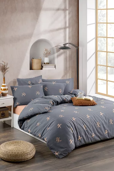 Постелъчно бельо с ластик Ranforce за единично легло с комплект спално бельо