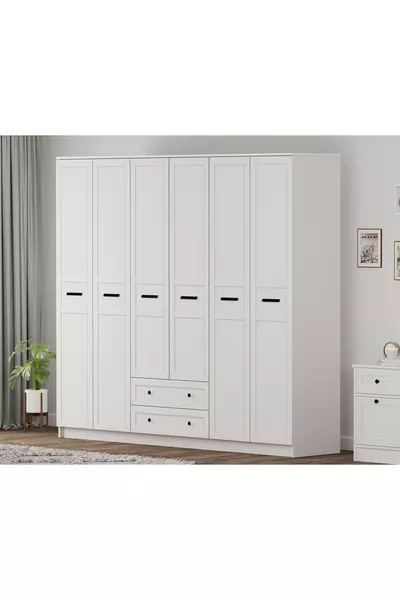 Country 6 Copertura 2 Armadio Mega con Cassetti