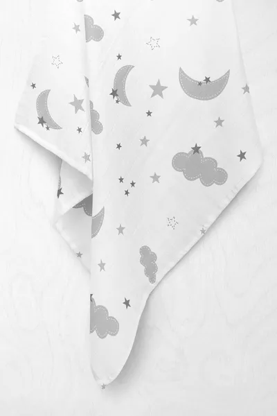 Многофункциональное муслиновое детское одеяло Серое Облако - XL  см