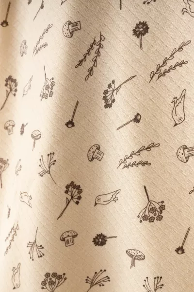 Minik Çiçekler Natürliche Baumwolle  cm Einlagige Babydecke 