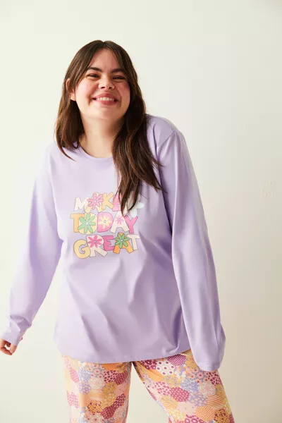 طقم بيجامة مع بنطلون جريت داي