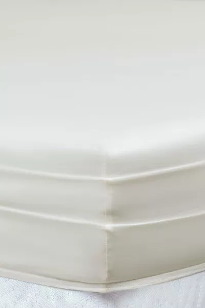 Softy Tweepersoons % Katoen Elastisch Hoeslaken - Crème