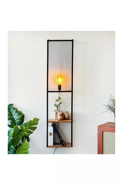 Нощна лампа, лампион, библиотека, аплика, стена рафт