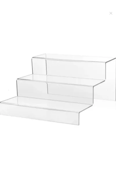 Steunvoet Plexiglas Stand 3 mm Transparante Plexiglas Trap Displaystand (3 TREDEN, BREEDTE CM)