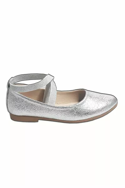 Серебряные щиколотки Эластичные детские балетки Outlet