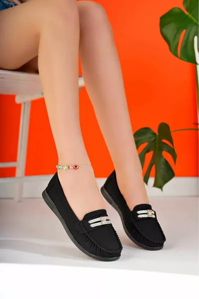 Kaın Double Stone Thin Orthopädische Sohle Ballerinas Schuhe