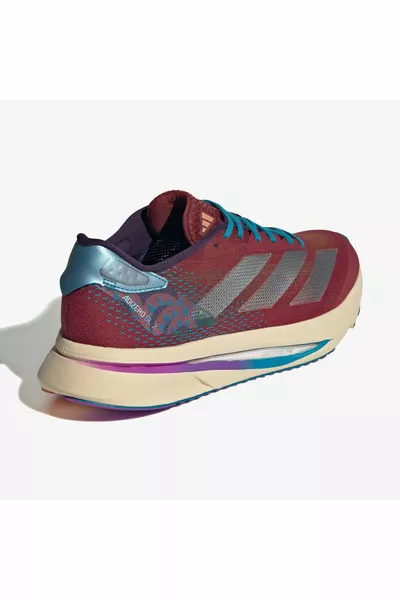 Adizero  حذاء الجري الأحمر للسيدات