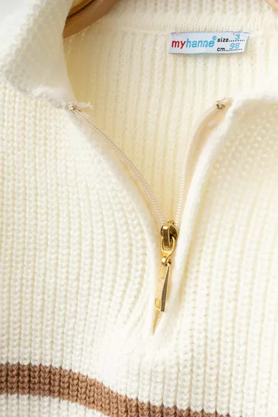 Striped Knit Sweater 