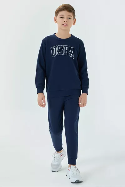 Ensemble de survêtement garçon bleu marine